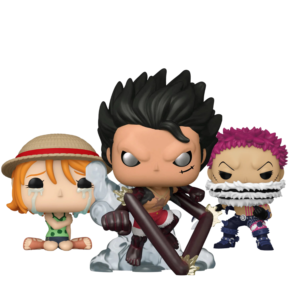 Paquete Funko One Piece – Trío Épico de Wano (Luffy Snakeman, Katakuri y Nami) | Funko Pop! Animation